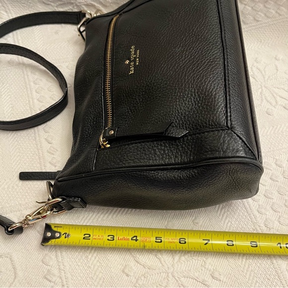 Kate Spade Black Pebbled 100% Cow Leather Crossbody Bag - Picture 12 of 15